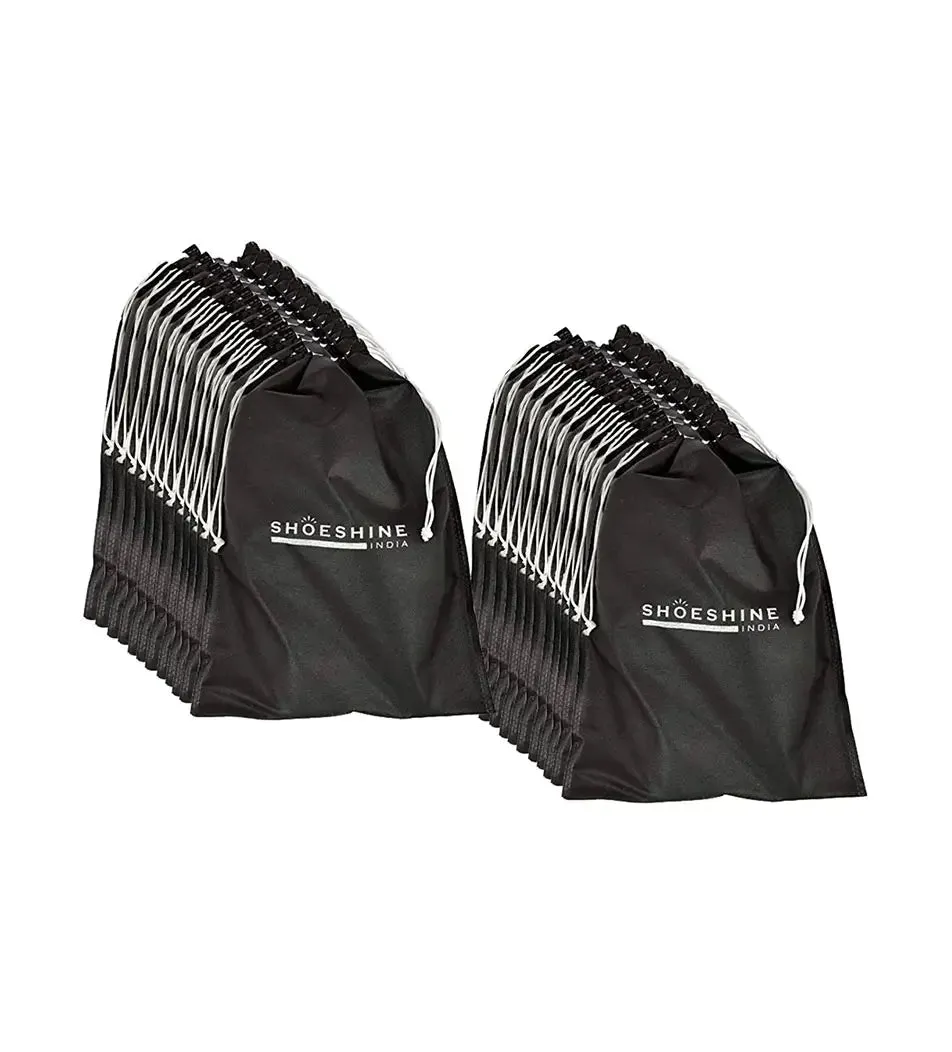 SHOESHINE Shoe Bag (Pack of 24) Shoe Storage bag for home & travel - Blue Dot