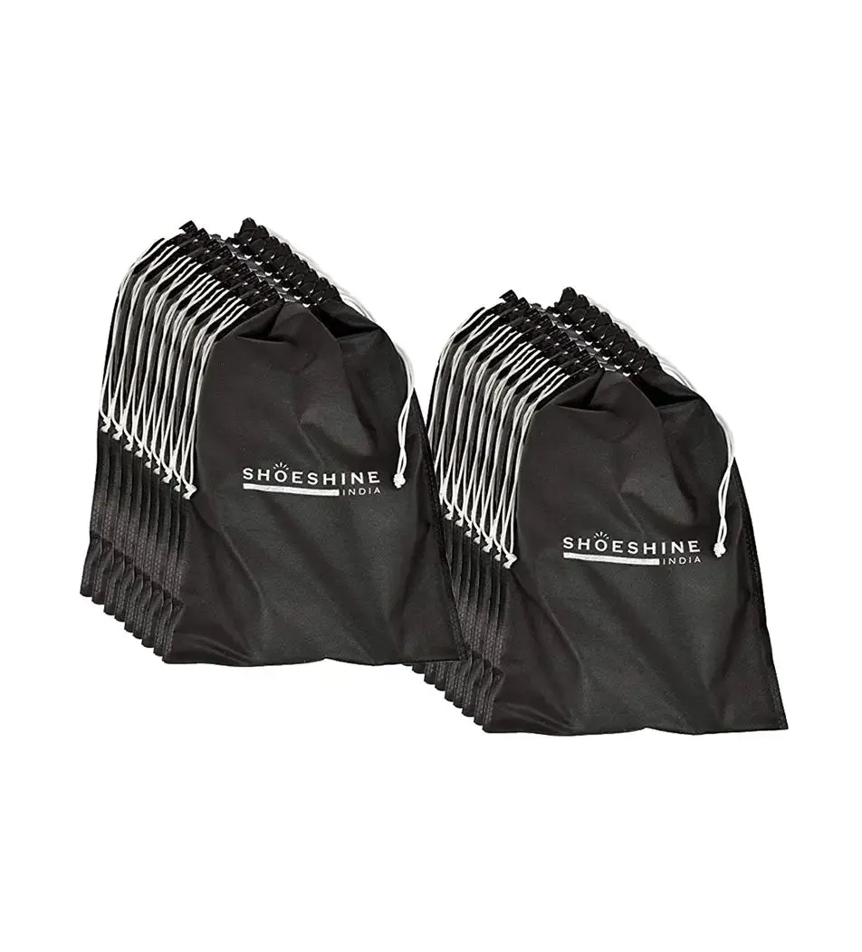 SHOESHINE Shoe Bag (Pack of 24) Shoe Storage bag for home & travel - Blue Dot
