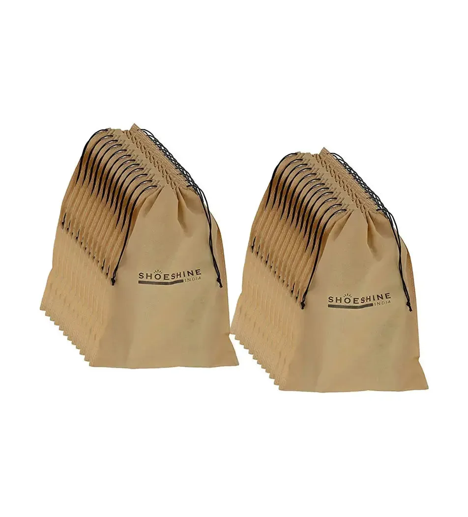 SHOESHINE Shoe Bag (Pack of 24) Shoe Storage bag for home & travel - Blue Dot