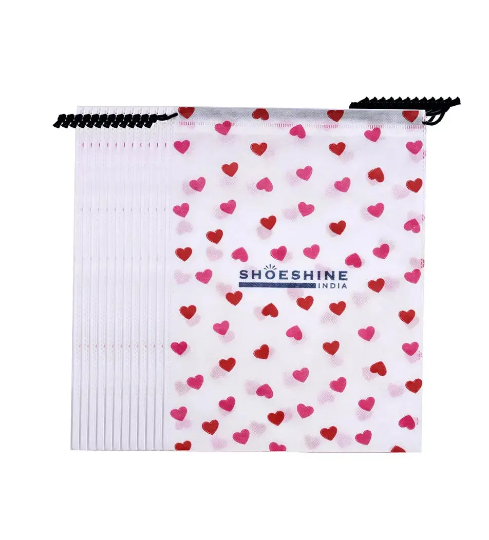 SHOESHINE Shoe Bag (Pack of 24) Shoe Storage bag for home & travel - Blue Dot