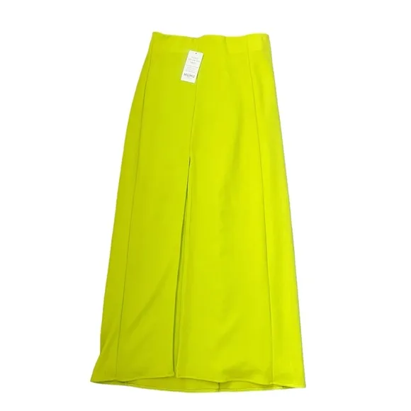 Show Me Your Mumu Cecilia Midi Skirt Citrine Stretch Size Small NWT