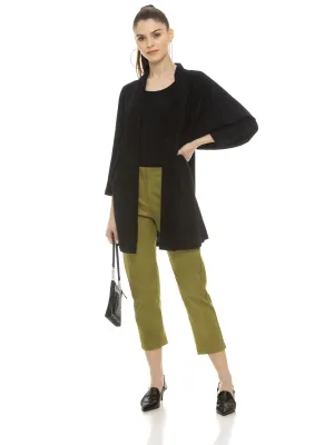 SLIM CROPPED PANT (GOLD)
