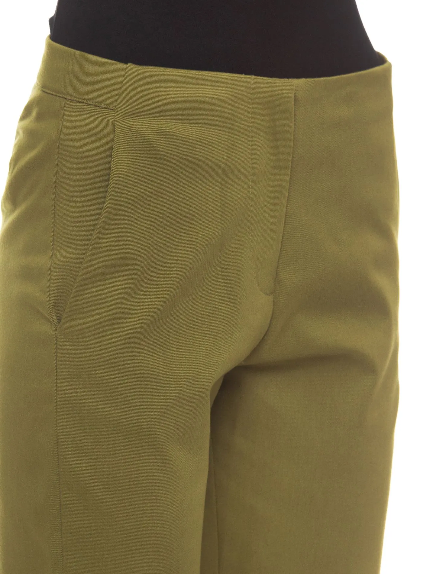 SLIM CROPPED PANT (GOLD)