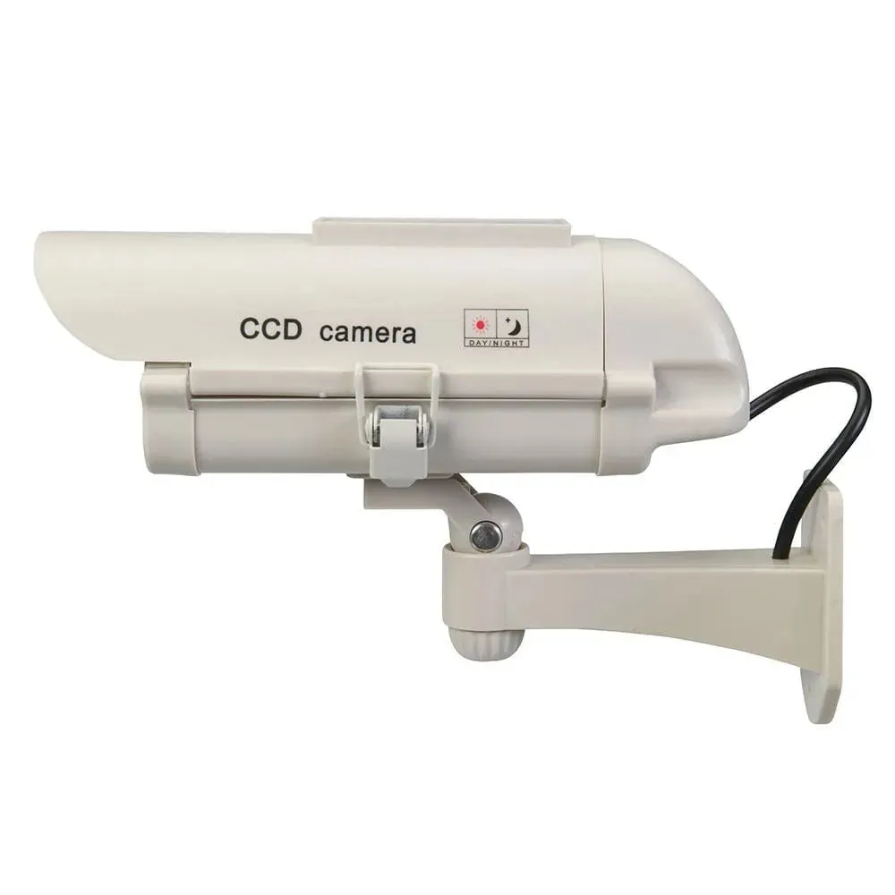 SOLAR-POWERED SOLAR-POWERED DUMMY CCTV CAMERA WITH LED 614458