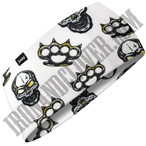 Spiked Brass Knuckles Headband