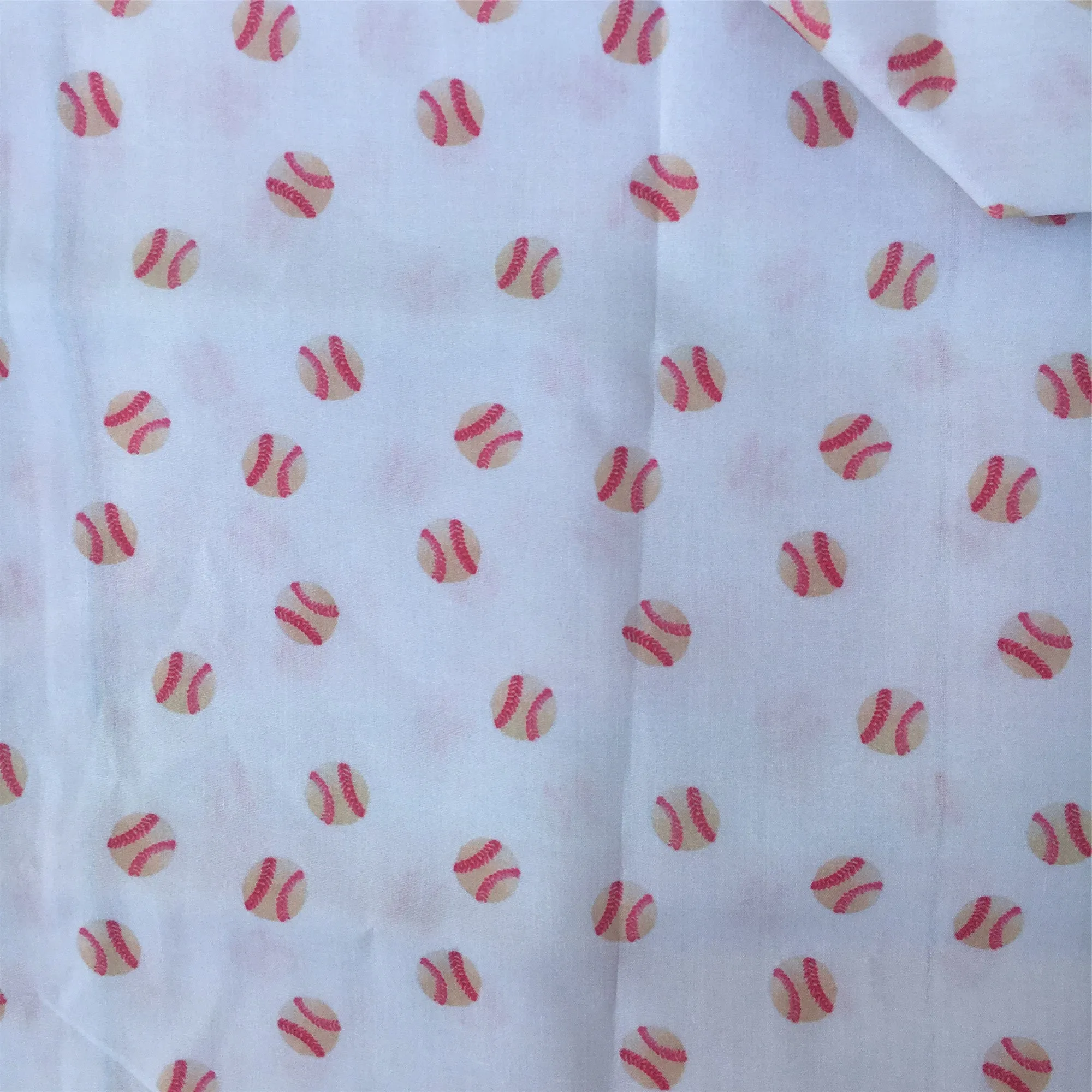 Sports Theme Printed Fabric