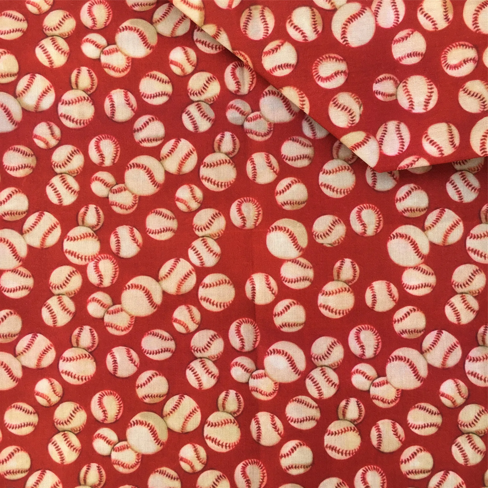 Sports Theme Printed Fabric
