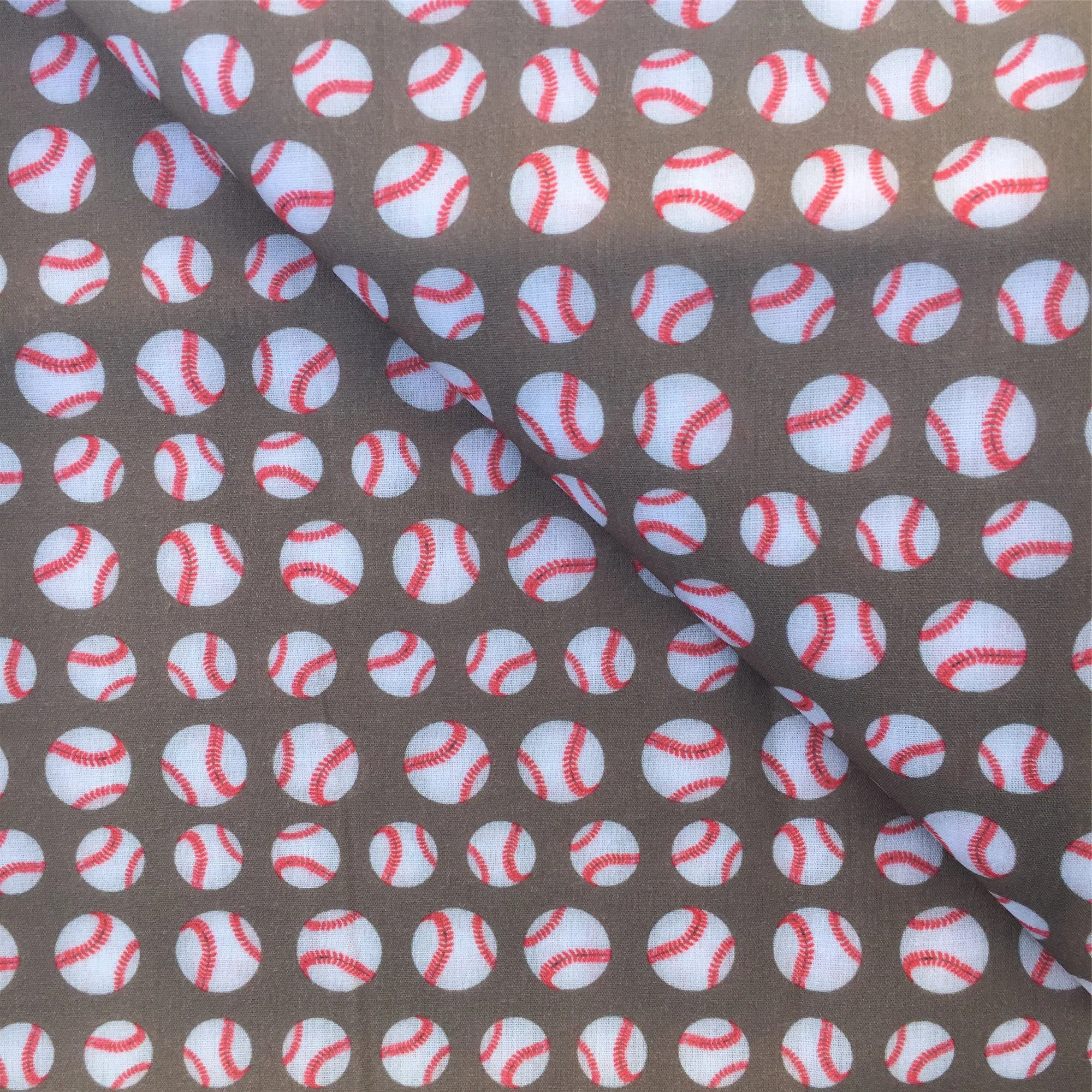 Sports Theme Printed Fabric
