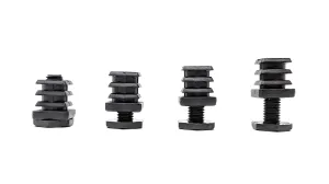 Square Tube Inserts 20mm x 20mm Height Adjustable | Made in Germany | Keay Vital Parts