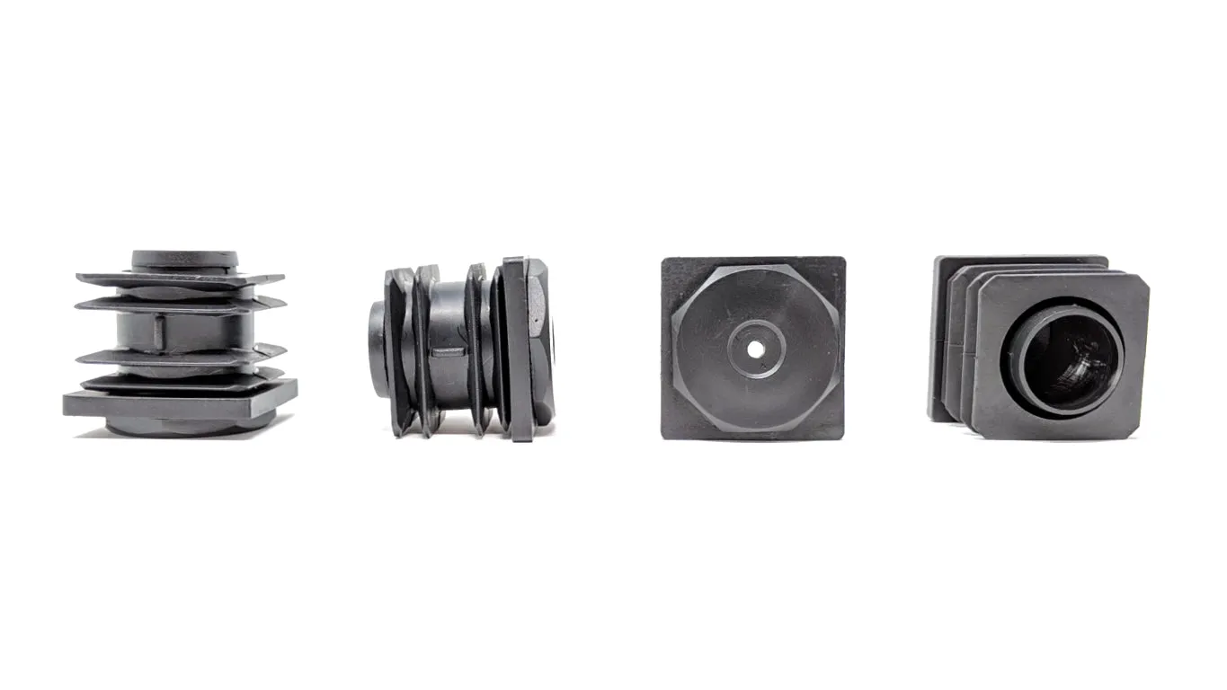Square Tube Inserts 45mm x 45mm Height Adjustable | Made in Germany | Keay Vital Parts