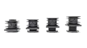 Square Tube Inserts 45mm x 45mm Height Adjustable | Made in Germany | Keay Vital Parts