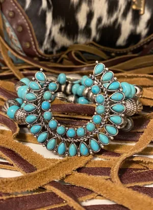 Squash Blossom Stretch Bracelet