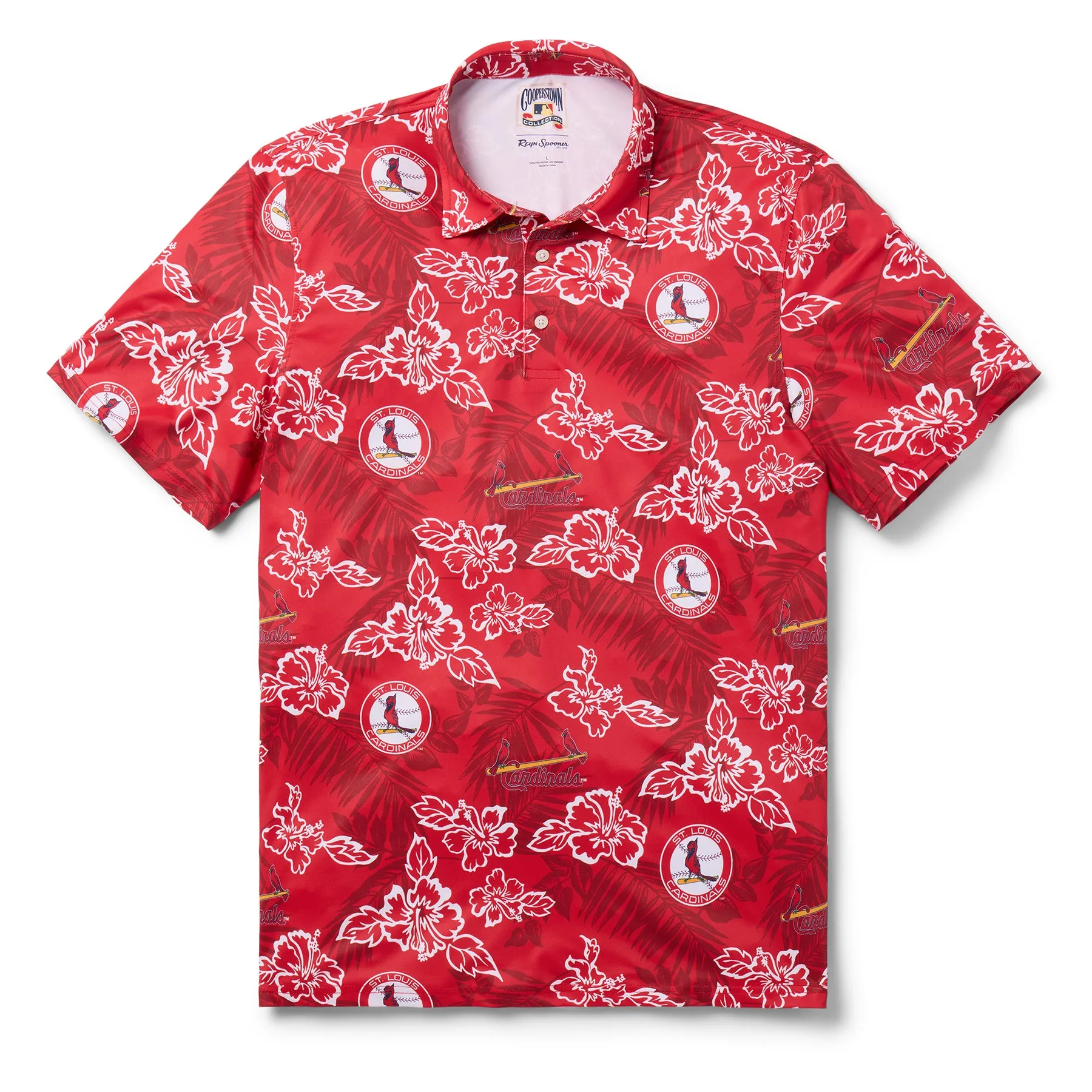 ST. LOUIS CARDINALS COOPERSTOWN PERFORMANCE POLO