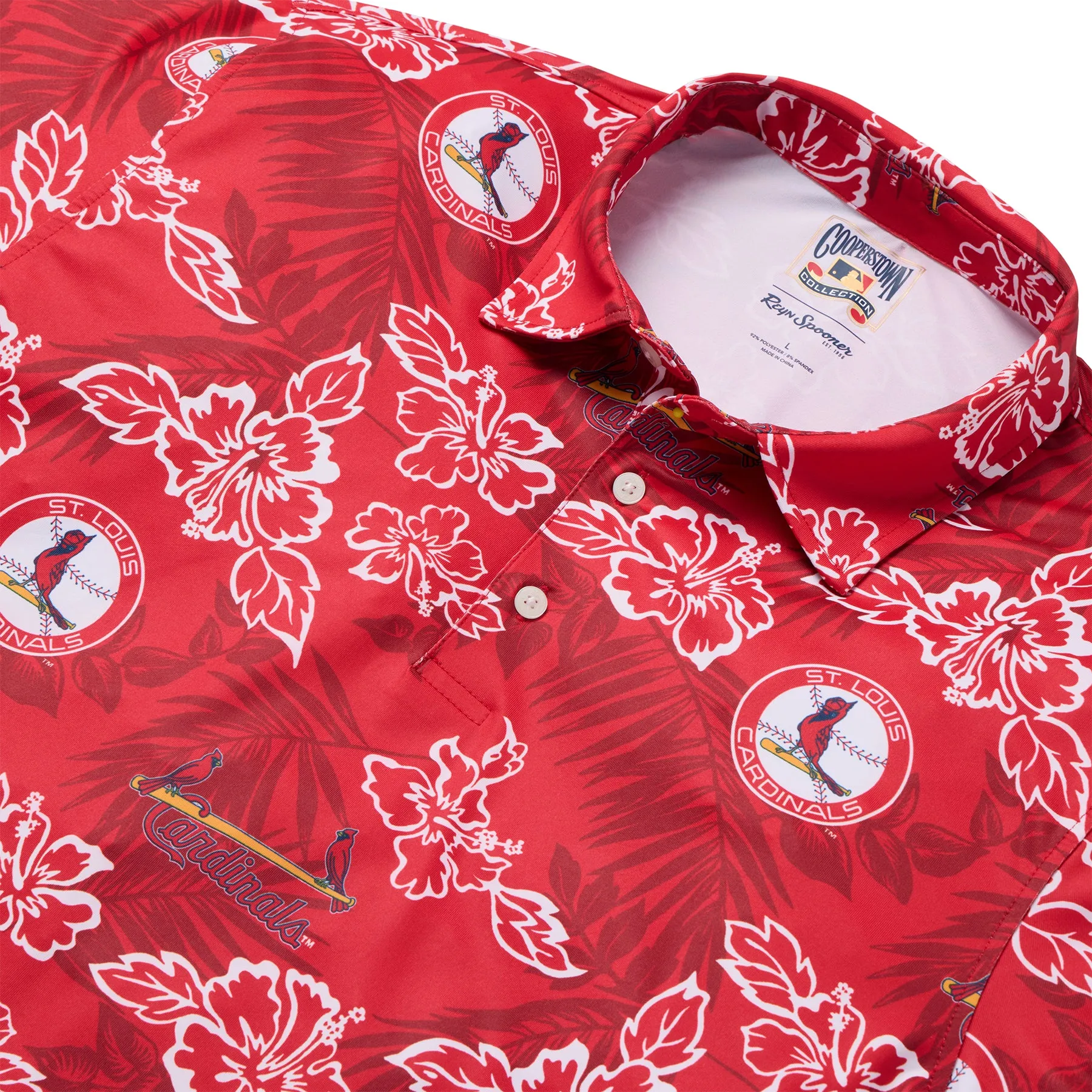 ST. LOUIS CARDINALS COOPERSTOWN PERFORMANCE POLO