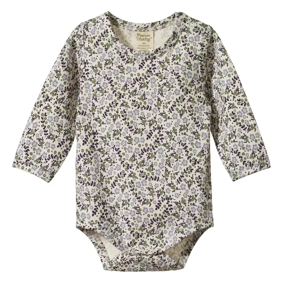 Stretch Jersey Bodysuit - Daisy Belle Lilac