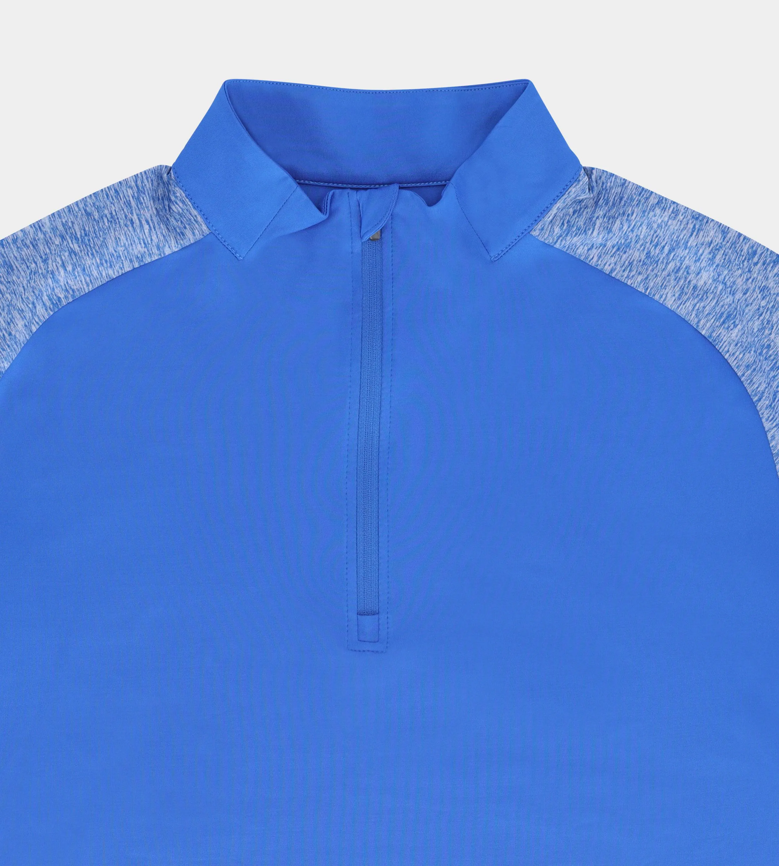 STRETCH MARL MIDLAYER - BLUE