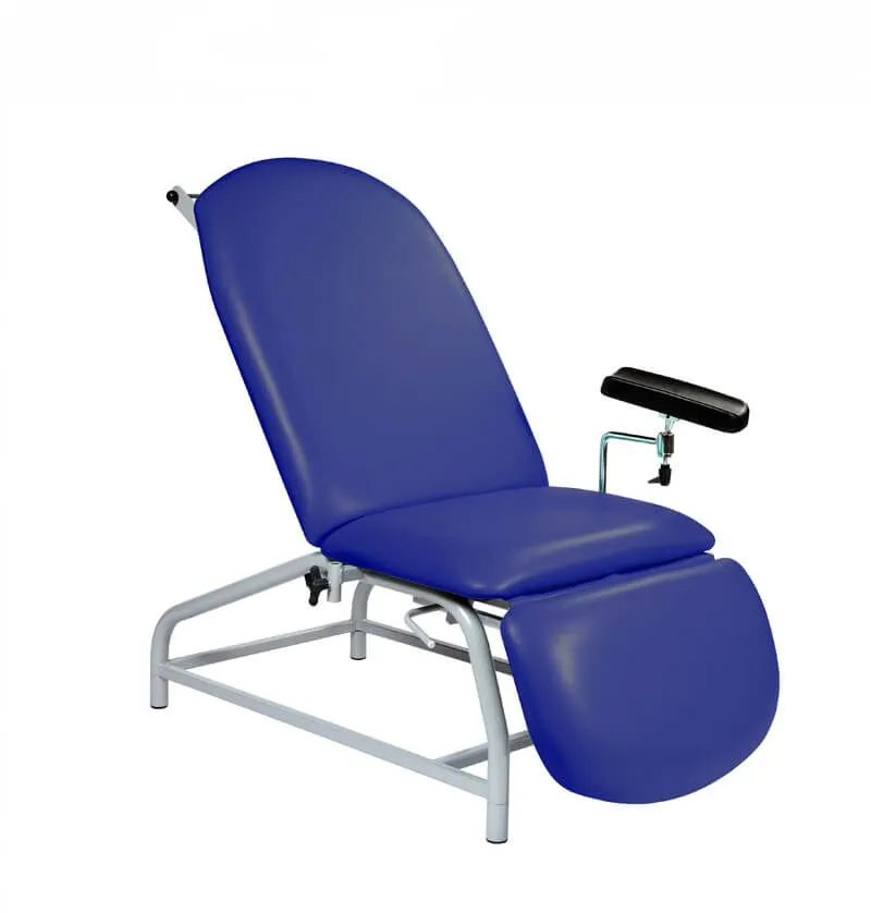 Sunflower - Fixed Height Reclining Phlebotomy Chair with Adjustable Feet