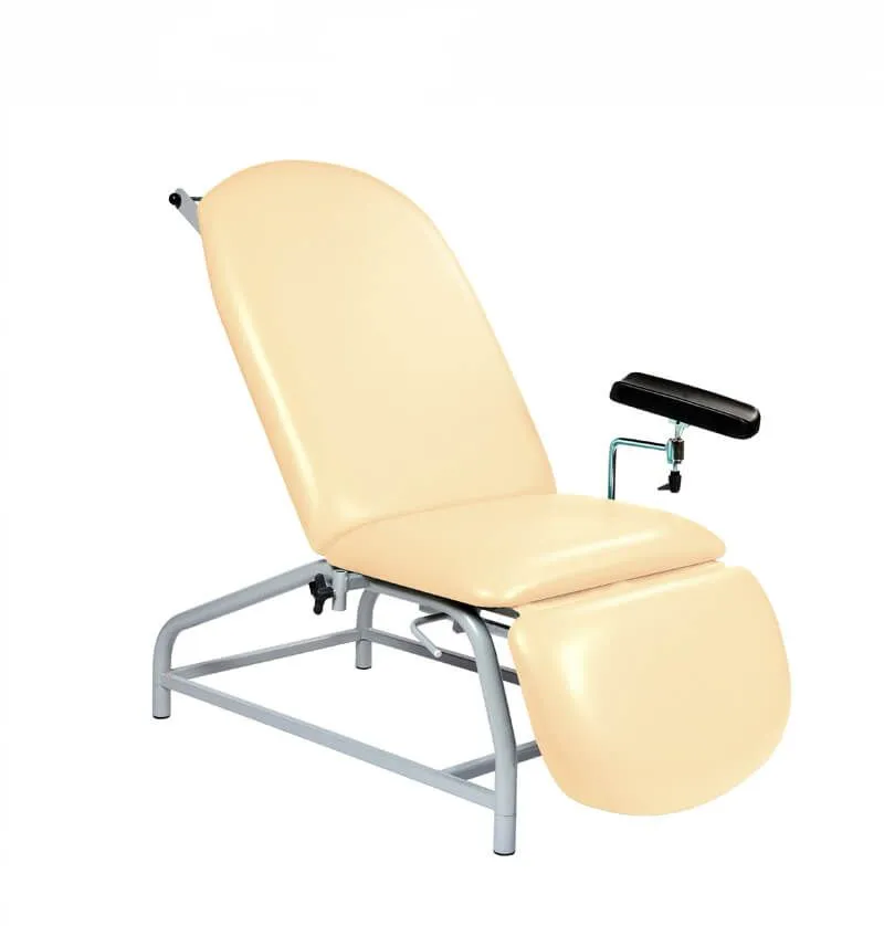 Sunflower - Fixed Height Reclining Phlebotomy Chair with Adjustable Feet