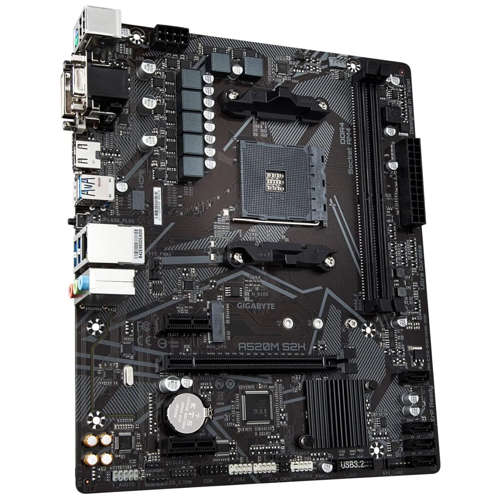 Tarjeta Madre Gigabyte micro ATX A520M S2H, S-AM4, AMD A520