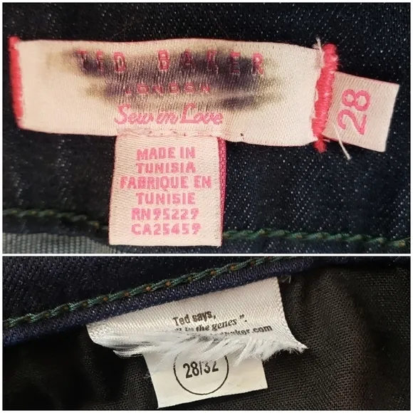 TED Baker London Lowrise Jeans