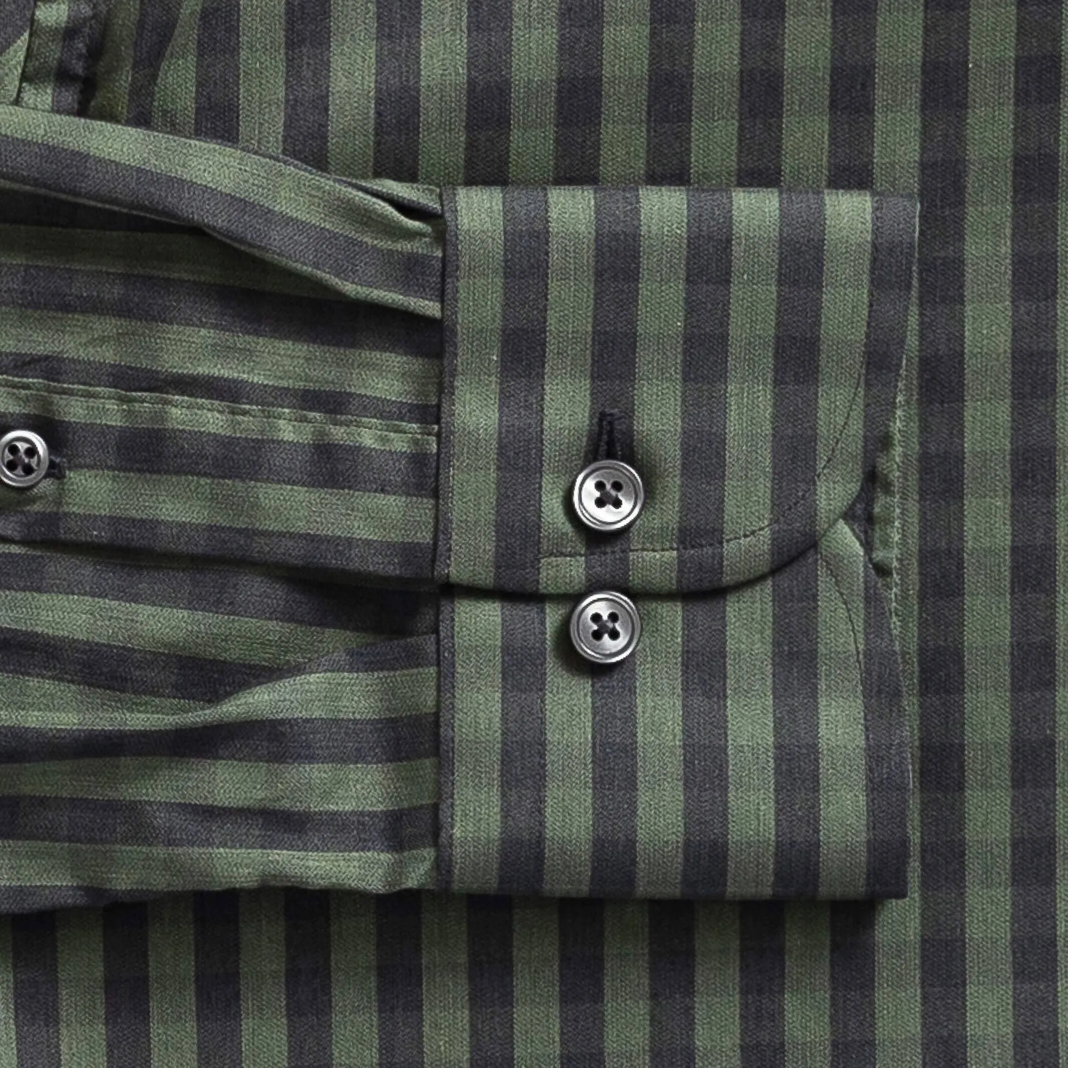 The Dark Green Bowen Stretch Gingham Custom Shirt