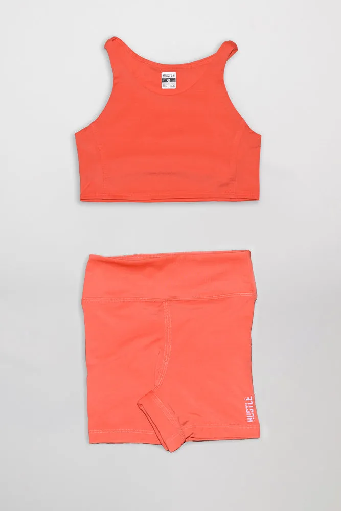 The Girls Razor Top Biker Shorts Set