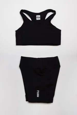 The Girls Razor Top Biker Shorts Set