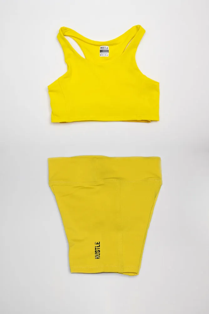 The Girls Razor Top Biker Shorts Set