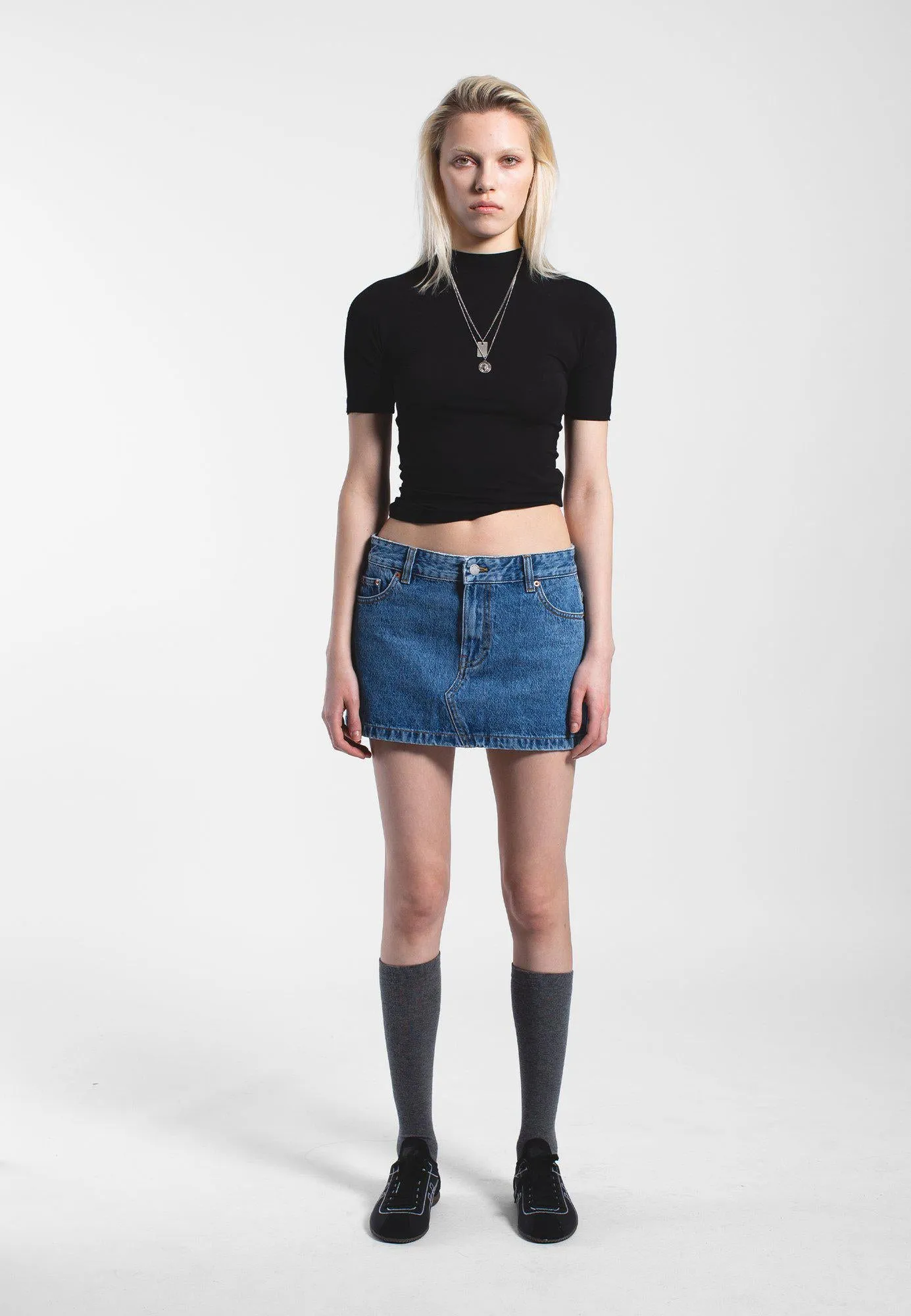 Tiggy Skirt - Stream Sky Retro