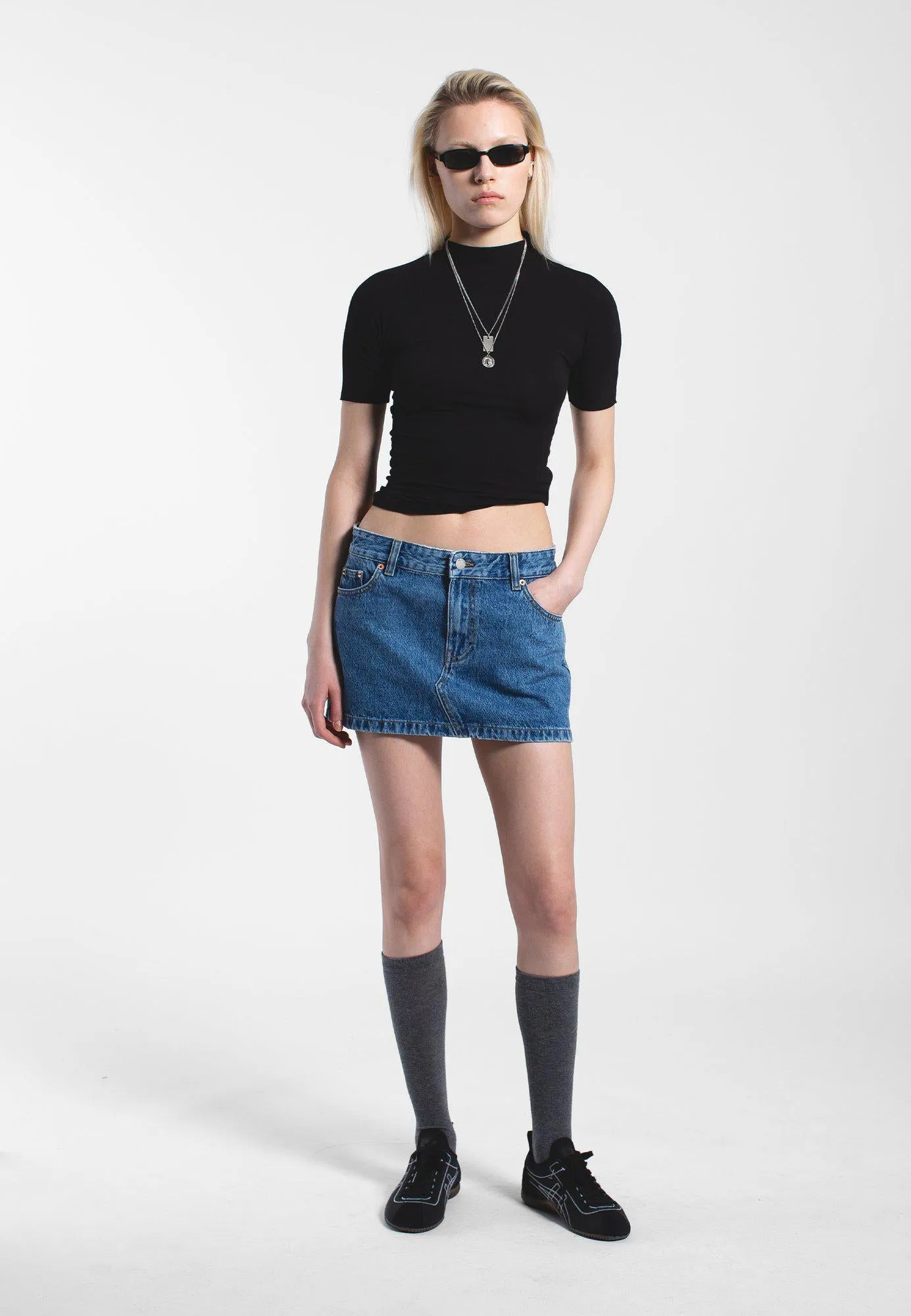 Tiggy Skirt - Stream Sky Retro
