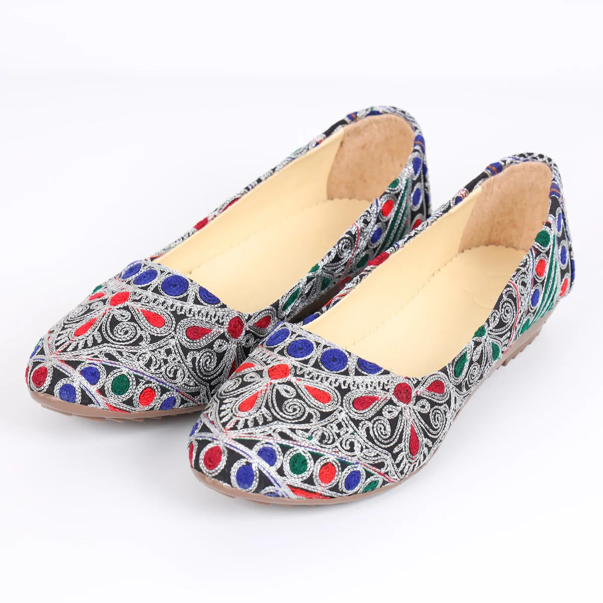Trendy Matching Tote Bag and Clutch | Complete Your Look with Ballet Shoes Nk-174