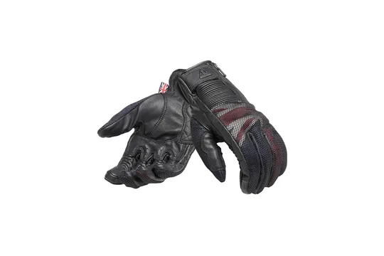 Triumph Flag Mesh and Leather Motorcycle Gloves