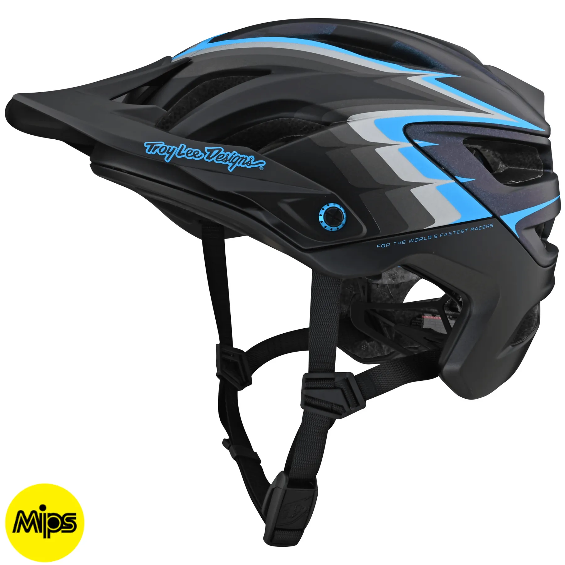 Troy Lee Designs A3 MIPS Bike Helmet Sideway - Black