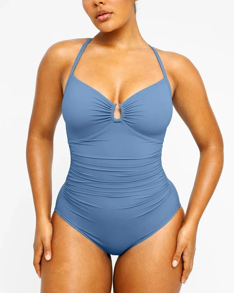 U-Ring Shaping One Piece Swimsuit