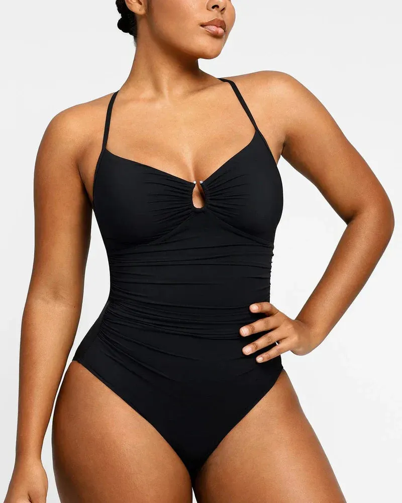 U-Ring Shaping One Piece Swimsuit