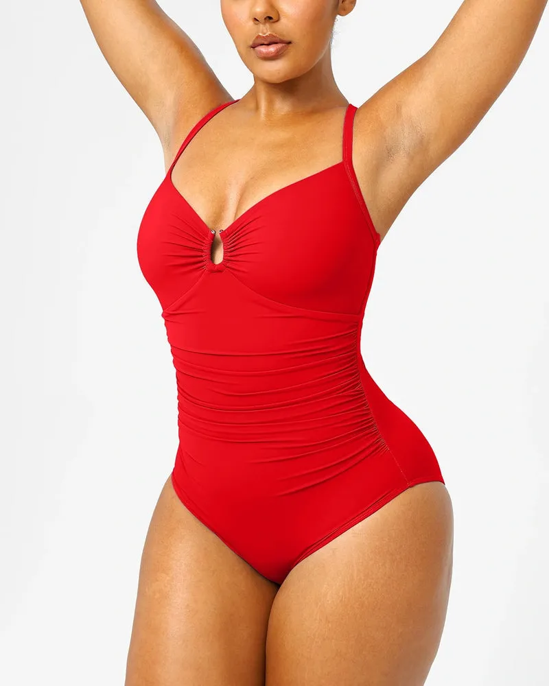 U-Ring Shaping One Piece Swimsuit