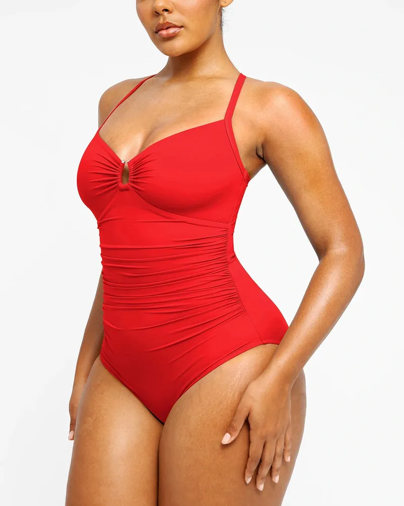 U-Ring Shaping One Piece Swimsuit