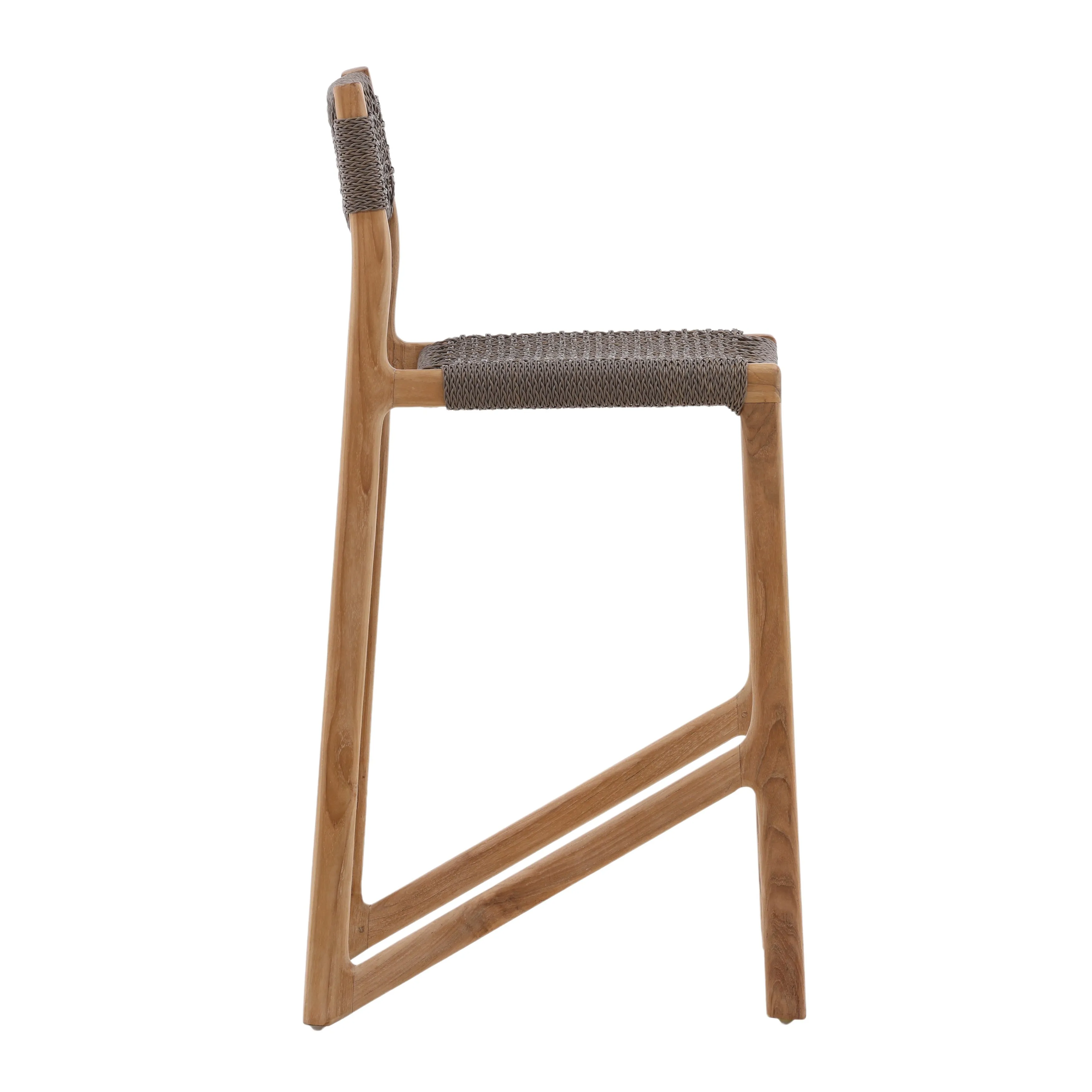 Urban Chic Grey Height-Adjustable Garden Seat