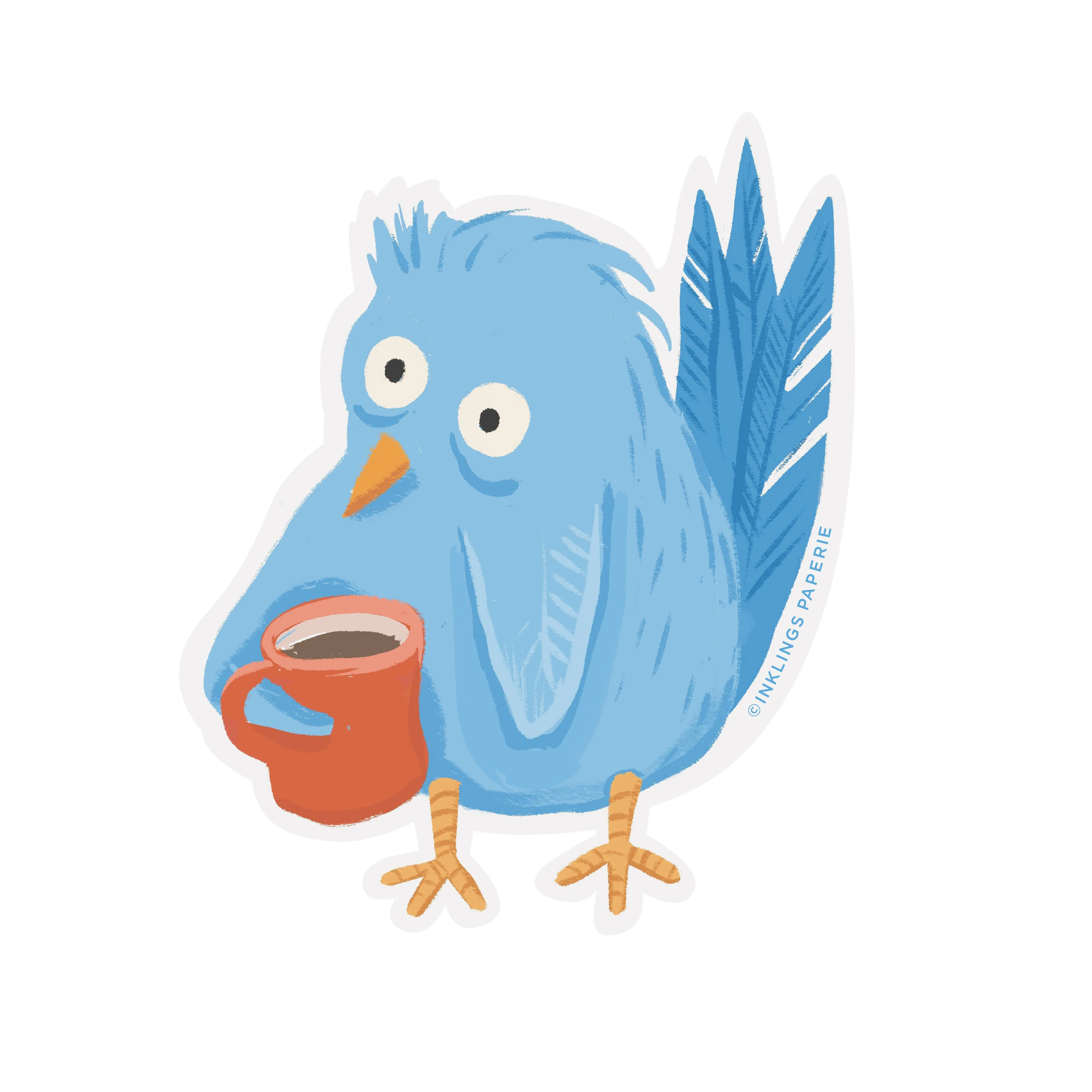 Vinyl Sticker - Tired Bird