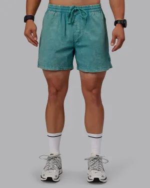 Washed Daily 5" Shorts - Sage Brush