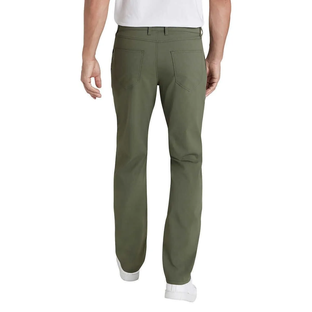 Weatherproof Vintage Men’s Performance Weather-Flex Flat Front Pants