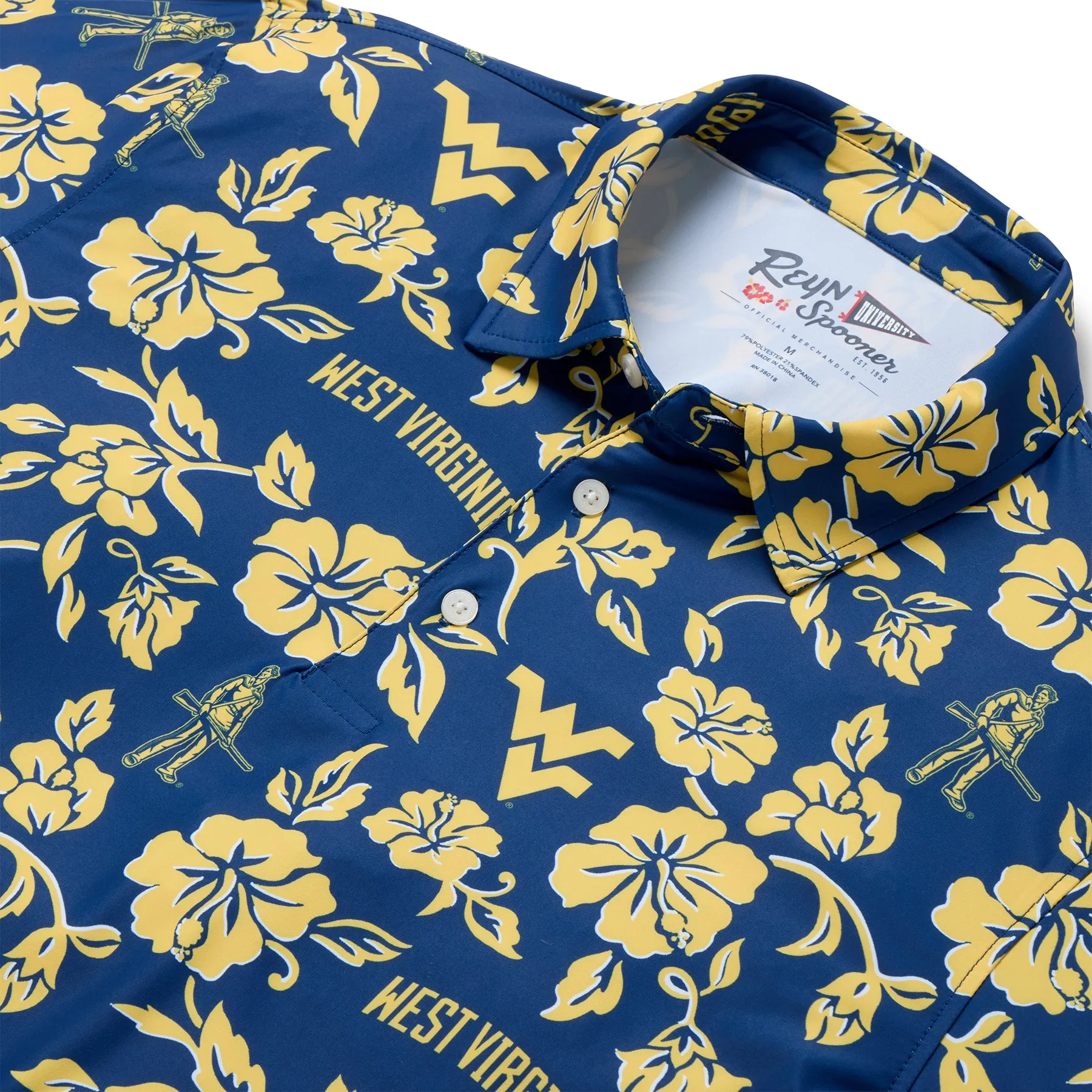 WEST VIRGINIA UNIVERSITY GAME DAY PERFORMANCE POLO