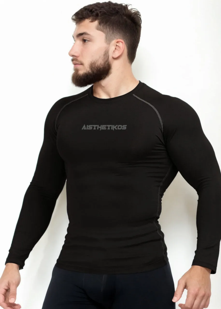 White Compression T-shirt Full Sleeves
