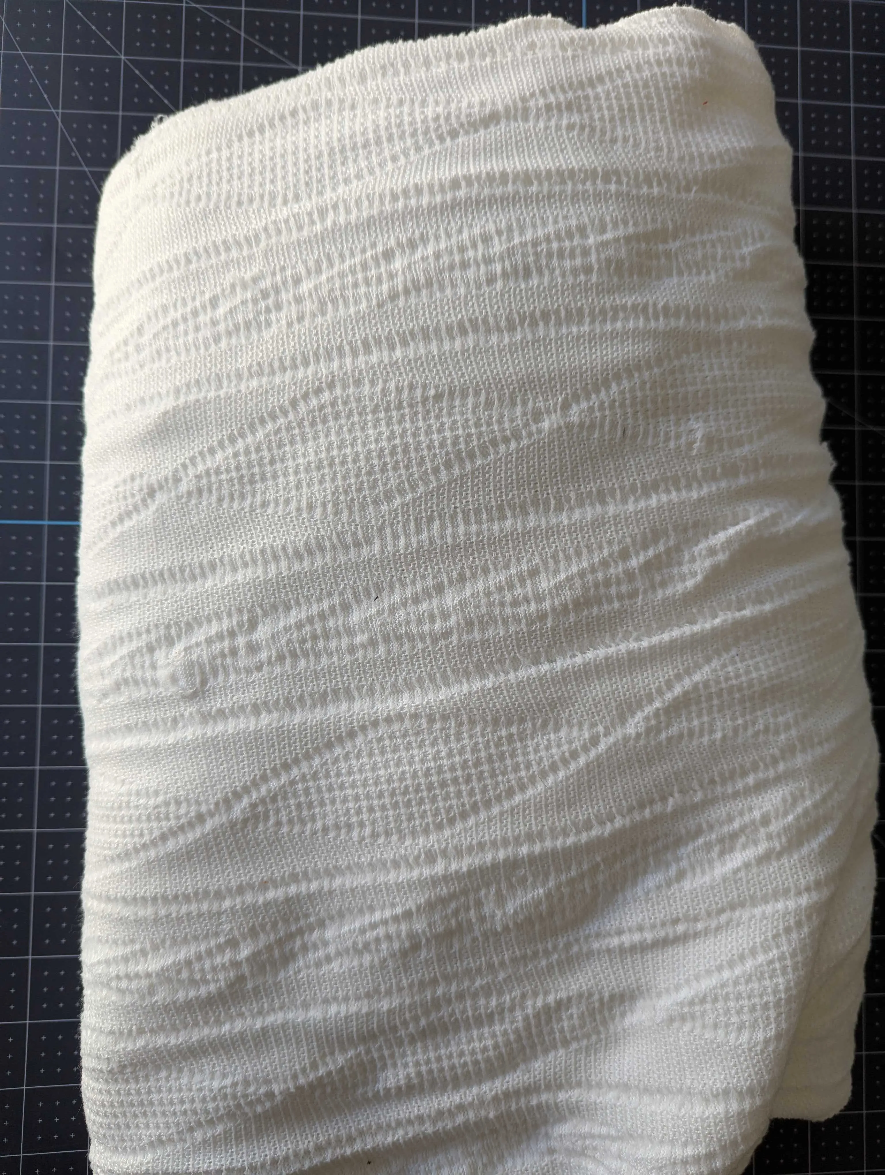 White Stretch Sweater Fabric - Single Piece - 3  yds