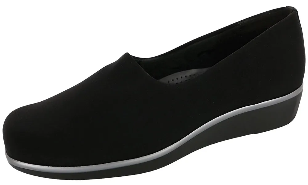 Women's Bliss Slip On Wedge in Black