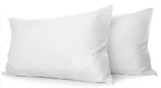 Zipper Pillow Protector Waterproof White 100% Polyester Waterproof Microfiber Pillow Protector with Zipper (144 / Case)